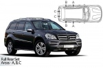 Sluneční clony CarShades MERCEDES-BENZ Class GL, 5-dvéř.