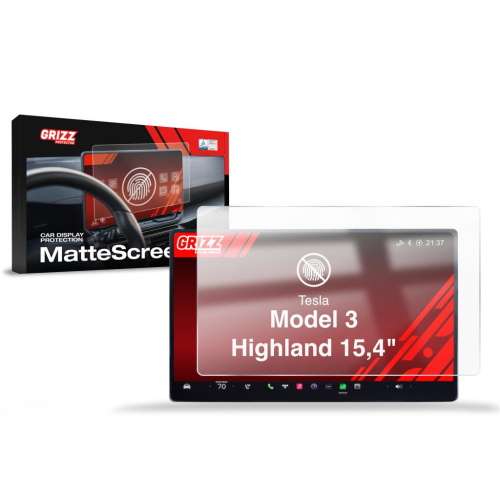Matná folie na LCD display navigace Tesla Model 3 Highland