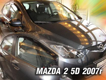 Deflektory-ofuky oken Mazda 2