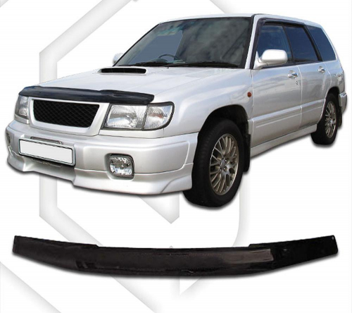 Plexi lišta přední kapoty Subaru Forester, r.v. 1997 - 2000