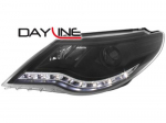 Přední LED světla DayLine Volkswagen Passat CC - černé