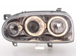 Přední světla s Angel Eyes Volkswagen Golf III