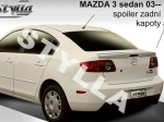 Křídlo-spoiler kufru Mazda 3