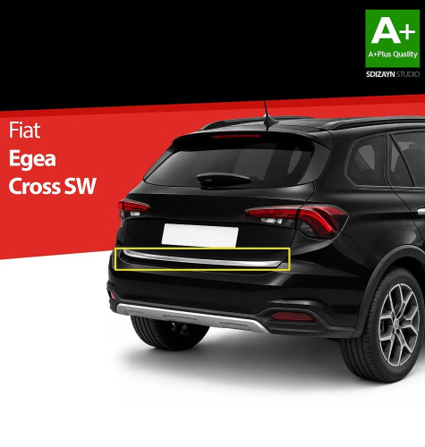 Nerez lišta hrany dveří kufru Fiat Tipo SW Cross