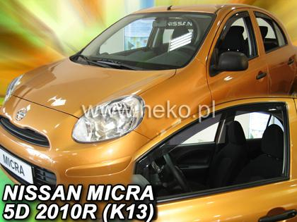 Deflektory-ofuky oken Nissan Micra K13