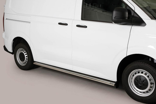 Boční nerezové nášlapy Volkswagen Transporter T7 L1 - oválné