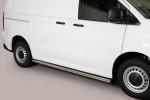 Boční nerezové nášlapy Volkswagen Transporter T7 L1 - oválné