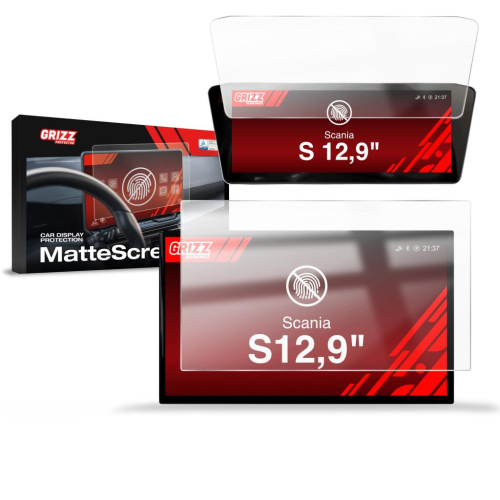 Matná folie na LCD display navigace Scania S 12,9" (2024)