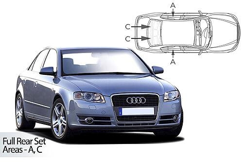 Sluneční clony CarShades AUDI A4/S4, 4-dvéř.