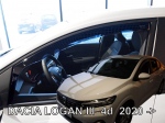 Deflektory-ofuky oken Dacia Logan III 4dvéř. 