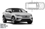 Sluneční clony CarShades Volvo C40 5-dveř. 