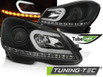 Přední světla LED blinkr TubeLights Mercedes-Benz C W204 černá