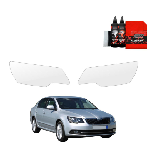 Ochranná folie GRIZZ na přední světlomety Skoda Superb II facelift