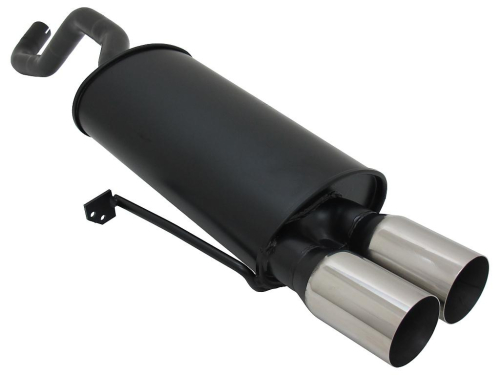 Sportovní výfuk Novus Renault Clio III 2x76mm RL-Design