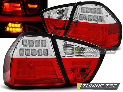 Zadní světla LED LIGHTBAR BMW E90 červená