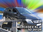 Deflektory-ofuky oken Mercedes B W246 + zadní