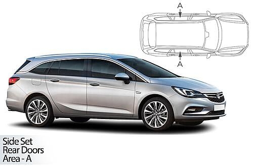 Sluneční clony CarShades Opel Astra K Combi - 2 ks