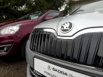 Zimní clona chladiče Škoda Superb II facelift - černý lesk