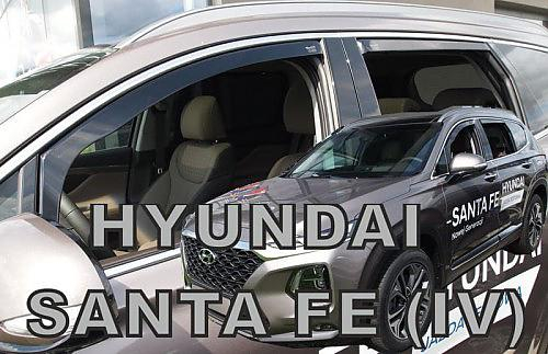 Deflektory-ofuky oken Hyundai Santa Fe IV 5D - přední+zadní
