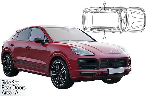 Sluneční clony CarShades Porsche Cayenne Coupe