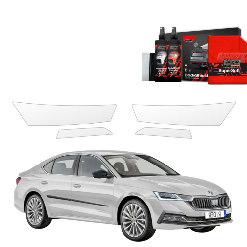 Ochranná folie GRIZZ na přední světlomety Skoda Octavia IV Hatchback