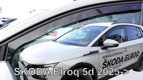 Deflektory-ofuky oken Škoda Elroq, přední