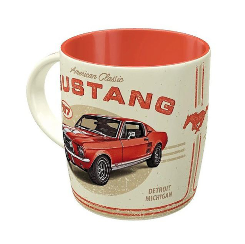 Retro keramický hrnek Ford Mustang GT 1967