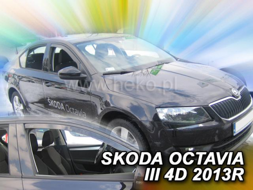 Deflektory-ofuky oken Škoda Octavia III