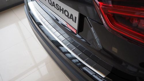 Kryt prahu zadních dveří - pattern nerez NISSAN QASHQAI II facelift