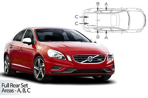 Sluneční clony CarShades VOLVO S60, 4-dvéř.