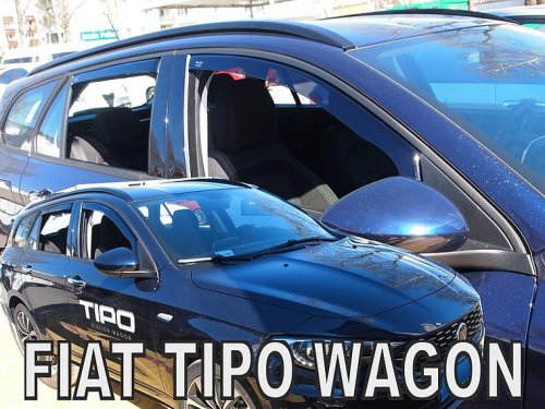 Deflektory-ofuky oken Fiat Tipo combi - přední+zadní