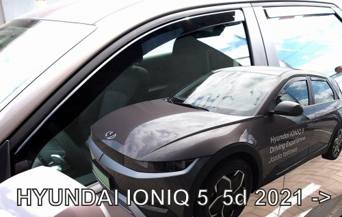 Deflektory-ofuky oken Hyundai Ioniq 5dvéř., přední/zadní