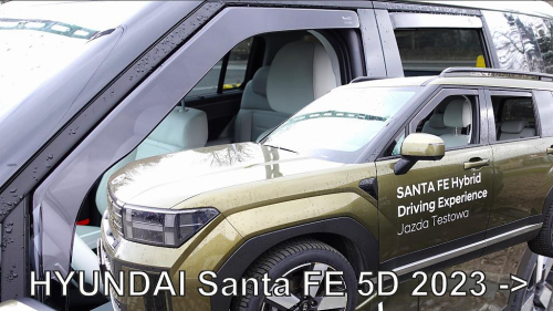 Deflektory-ofuky oken Hyundai Santa-Fe V (+ zadní)