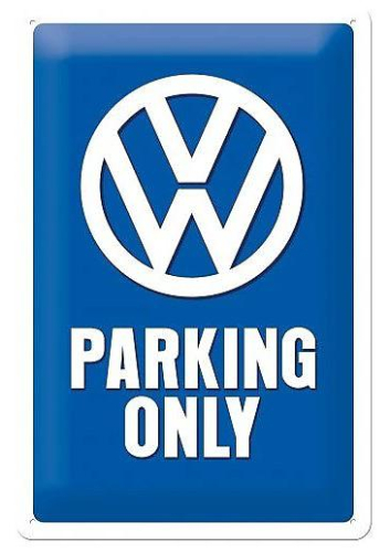 Retro cedule Volkswagen - Parking Only 20x30cm