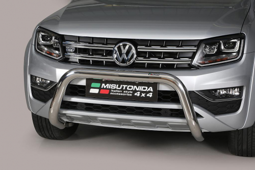 Nerezový přední ochranný rám Volkswagen Amarok Highline / V6, 76mm