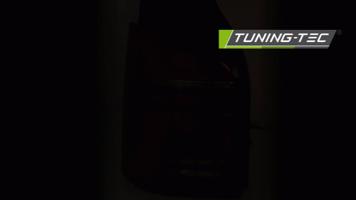 Zadní LED světla s dynamickým blinkrem pro Volkswagen T5 - kouřové provedení