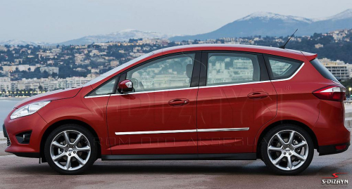 Nerez + ABS lišty dveří Ford C-Max II
