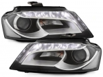 Přední LED světla s denním svícením Audi A3 8P facelift