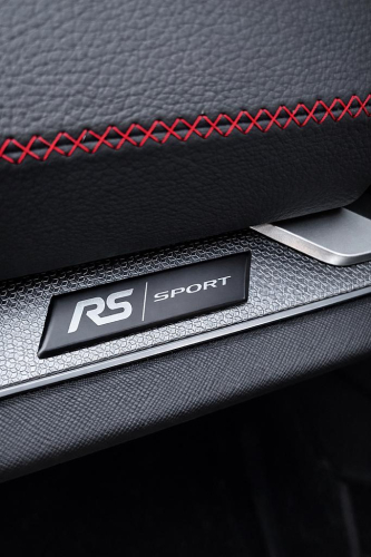 Samolepící interierový štítek RS SPORT - černý