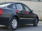 Lišty oken - nerez Volkswagen Passat