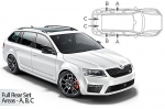 Sluneční clony CarShades Škoda Octavia III, kombi