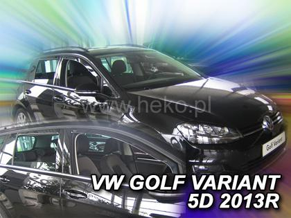 Deflektory-ofuky oken VW Golf VII combi + zadní