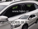 Deflektory-ofuky oken Mercedes GLA X156 přední + zadní