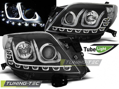 Přední světla LED TubeLights Toyota Land Cruiser 150 černá