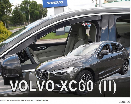 Deflektory-ofuky oken Volvo XC60 5D přední