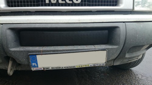 Zimní clona nárazníku Iveco Turbo Daily