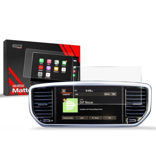 Matná folie na LCD display navigace Kia Sportage 4