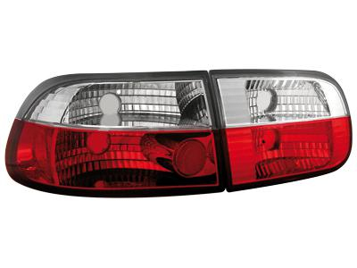 Zadní světla Honda Civic červeno/čirá