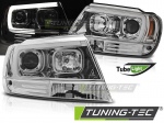 Přední světla s LED tube Chrysler Jeep Grand Cherokee chrom