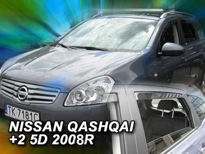 Deflektory-ofuky oken Nissan Qashqai +2